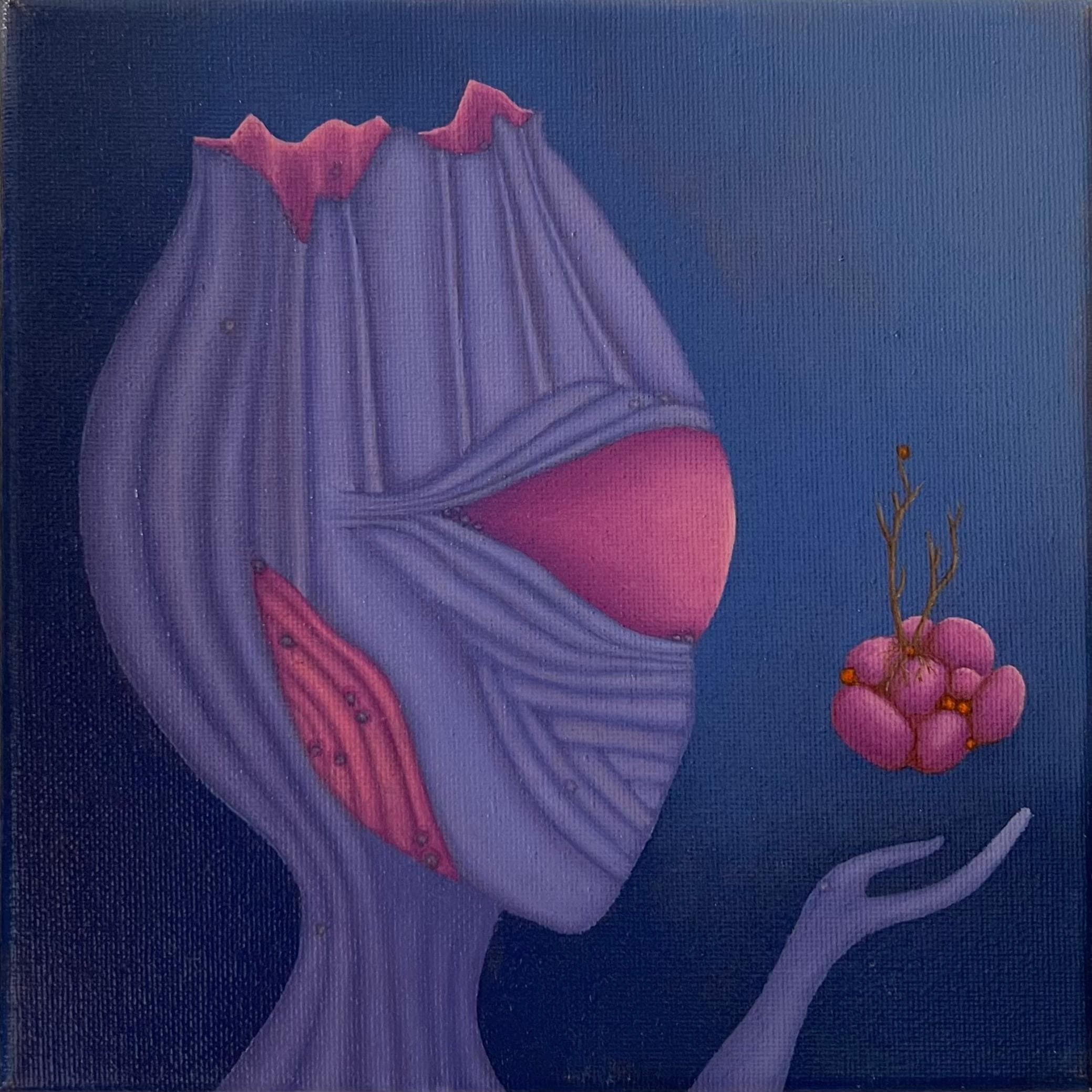 The Last Seed, painting by Mariam Muravei-Olkhovaia